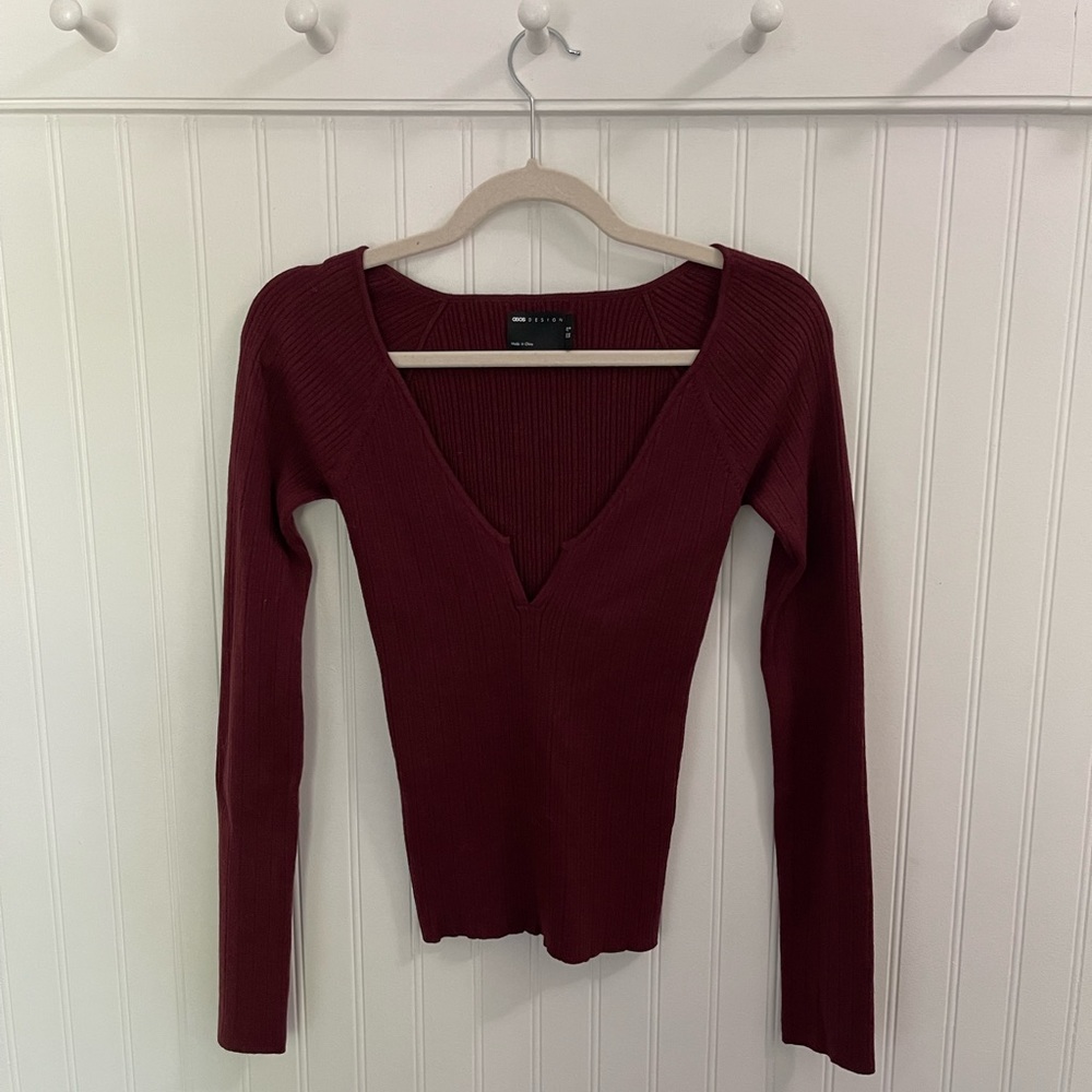 ASOS Design Low Cut Shirt NWOT